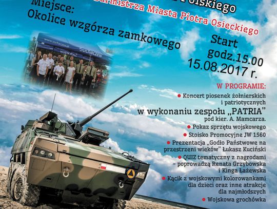 15 sierpnia w Sochaczewie po raz pierwszy odbędzie się piknik wojskowy [ROZMOWA]