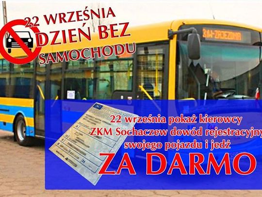 22 września z przejazdów ZKM skorzystasz za darmo! 