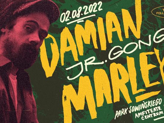 Damian "Jr. Gong" Marley - syn Boba Marleya wystąpi w Warszawie!