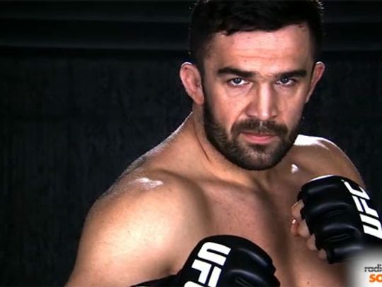 Daniel Omelańczuk z UFC na zawodach w Sochaczewie