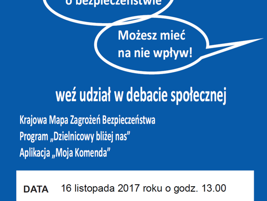 Debata społeczna o bezpieczeństwie 