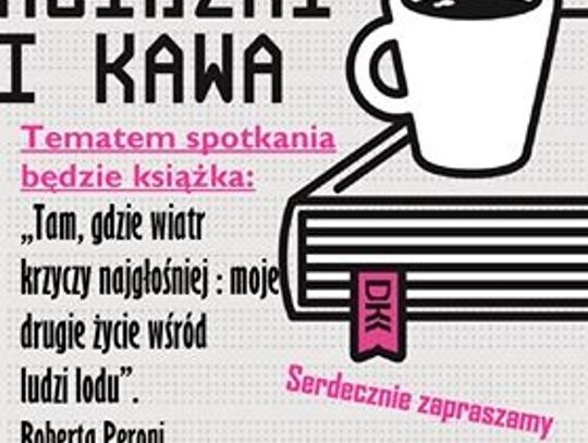 Dobre książki i kawa na spotkaniu w bibliotece