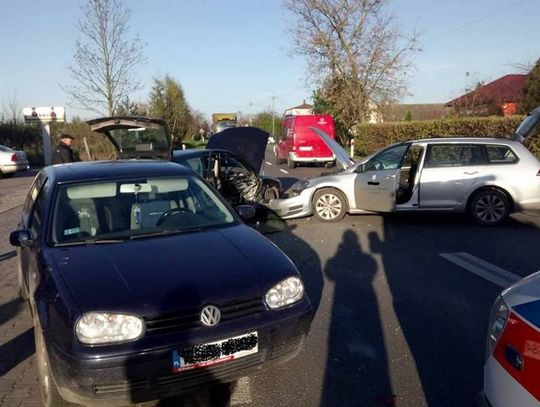 Dwa wypadki i kilkanaście kolizji