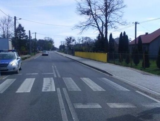 Dziecko potrącone na pasach