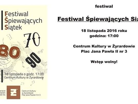 Festiwal Śpiewających Siątek