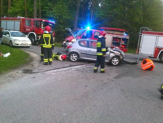 Groźny wypadek w Wólce Smolanej, jedna osoba poszkodowana