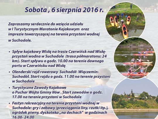 I Turystyczny Maraton Kajakowy 