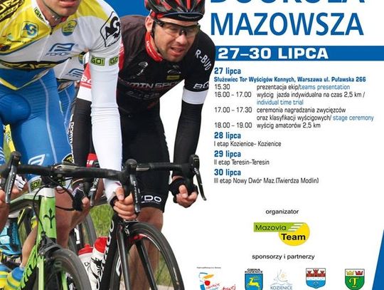 Jeden z etapów 59 wyścigu dookoła Mazowsza przebiegał będzie przez gminę Teresin