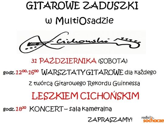 Leszek Cichoński zaprasza na Gitarowe Zaduszki do Małej Wsi