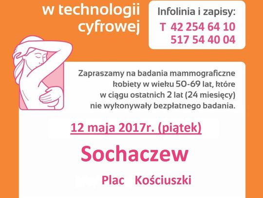 Mammografia dla wszystkich chętnych