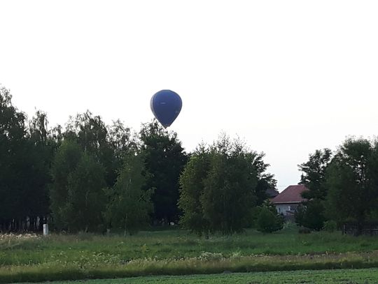 Mieszkańcy Altanki mogli podziwiać wczoraj przelot balonu 