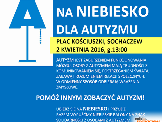 Na niebiesko dla autyzmu. Co w programie? 