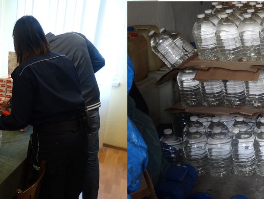 Nielegalne papierosy i spirytus