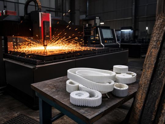 Nowoczesna obróbka materiałów: laser, woda i komponenty PTFE