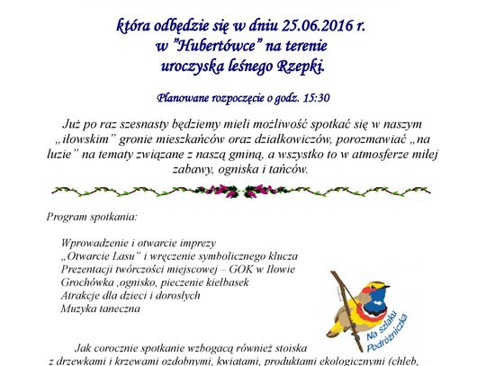 Otwarcie Lasu w Iłowie