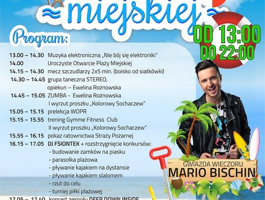 OTWARCIE PLAŻY MIEJSKIEJ W SOCHACZEWIE