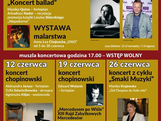 Pałac w Sannikach zaprasza na koncerty