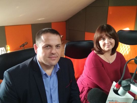 Piotr Szymański: wójt Gminy Brochów i Wioletta Dobrowolska: sekretarz Gminy