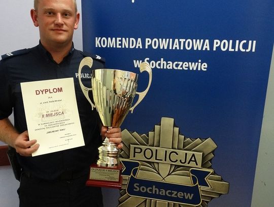 Policjant z Sochaczewa na II miejscu w konkursie na Dzielnicowego Roku