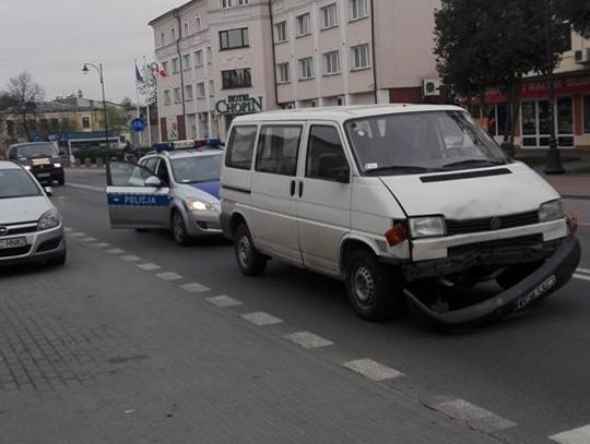 Potrącenie pieszej na Traugutta