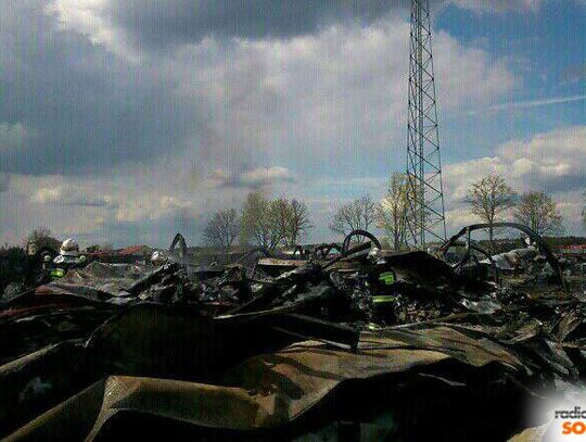 Pożar w Młodzieszynie - Podsumowanie