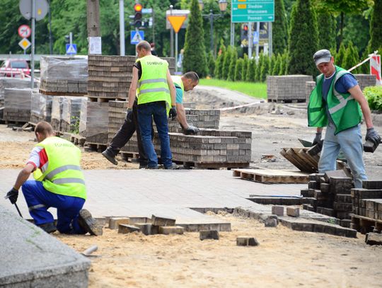 Remont ul. 15 Sierpnia kontynuowany po krótkiej przerwie