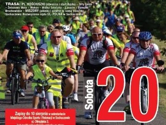 Rodzinny Rajd Rowerowy im.Tadeusza Krawczyka po Ziemi Sochaczewskiej