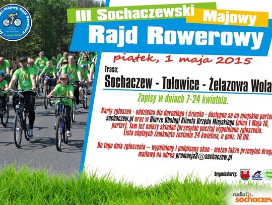 Ruszyły zapisy na Majowy Rajd Rowerowy