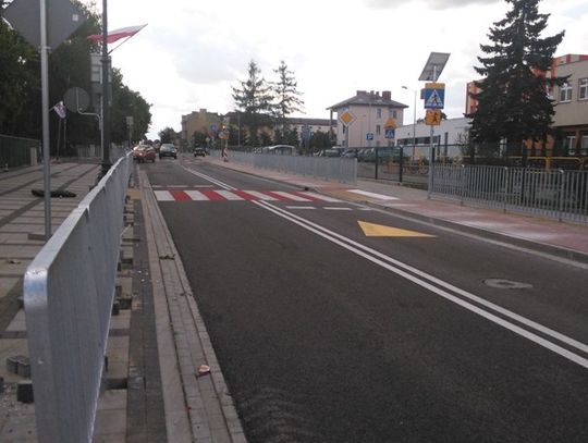 Ścieżka rowerowa w ciągu ulicy Staszica 