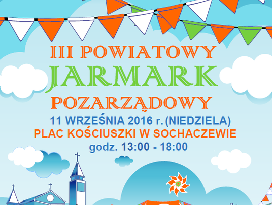 Sochaczew: Jarmark organizacji pozarządowych