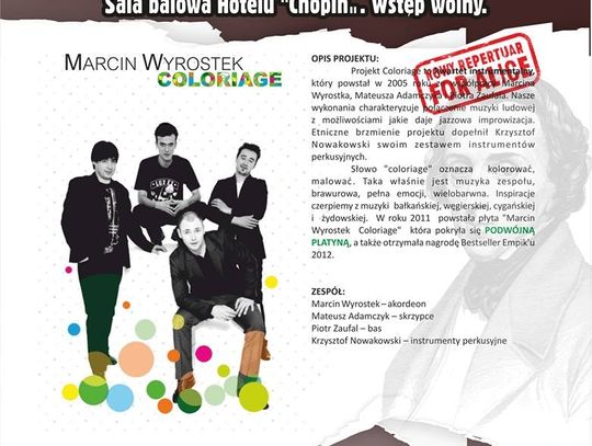 Sochaczewskie spotkania z Chopinem: Marcin Wyrostek