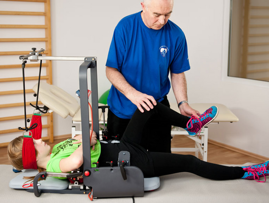 Sprzęt rehabilitacyjny do korekcji skoliozy