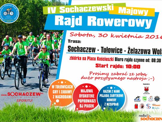 Trwają zapisy na Majowy Rajd Rowerowy