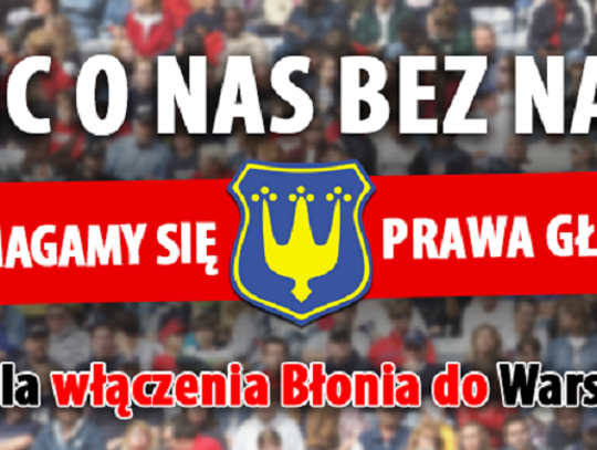 W Błoniu odbędzie się referendum w sprawie przyłączenia do Warszawy 