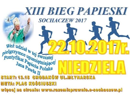 W niedzielę XIII Bieg Papieski