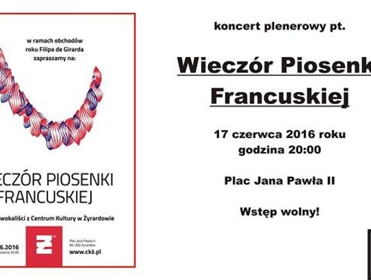 WIECZÓR POEZJI FRANCUSKIEJ W ŻYRARDOWIE