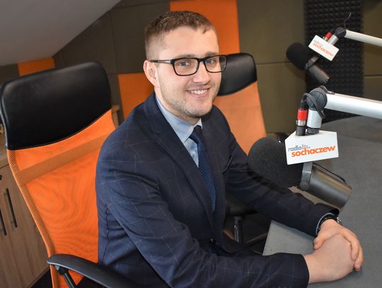 Wójt Damian Jaworski o bieżących inwestycjach w gminie Rybno