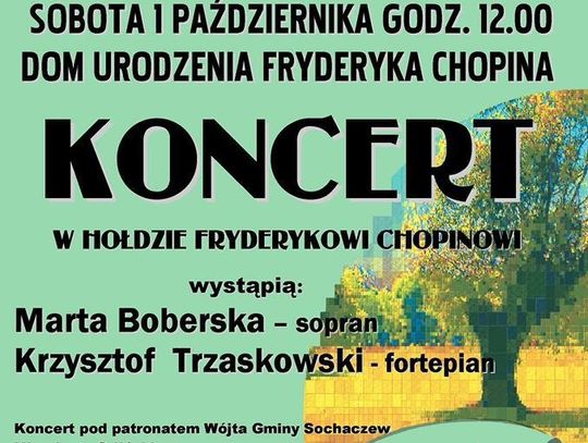 XII Festiwal Muzyczny W KRAINIE CHOPINA!