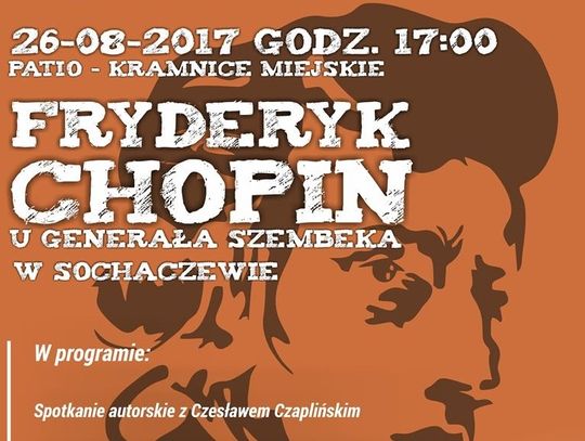 Zapowiada się wyjątkowa sobota w Sochaczewie z Czesławem Czaplińskim i Krzysztofem Książkiem 