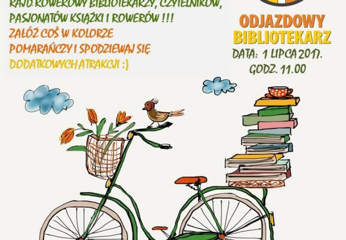 1 lipca rajd rowerowy - Odjazdowy Bibliotekarz