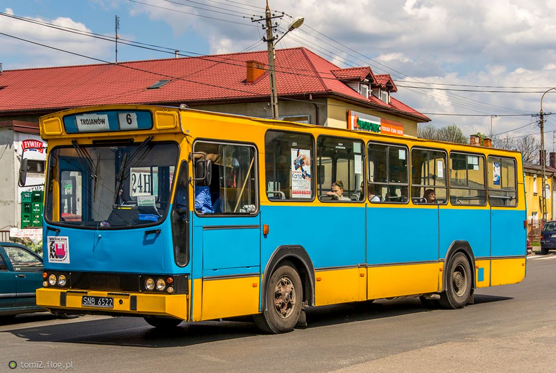 10 września autobus linii nr 6 pojedzie inną trasą