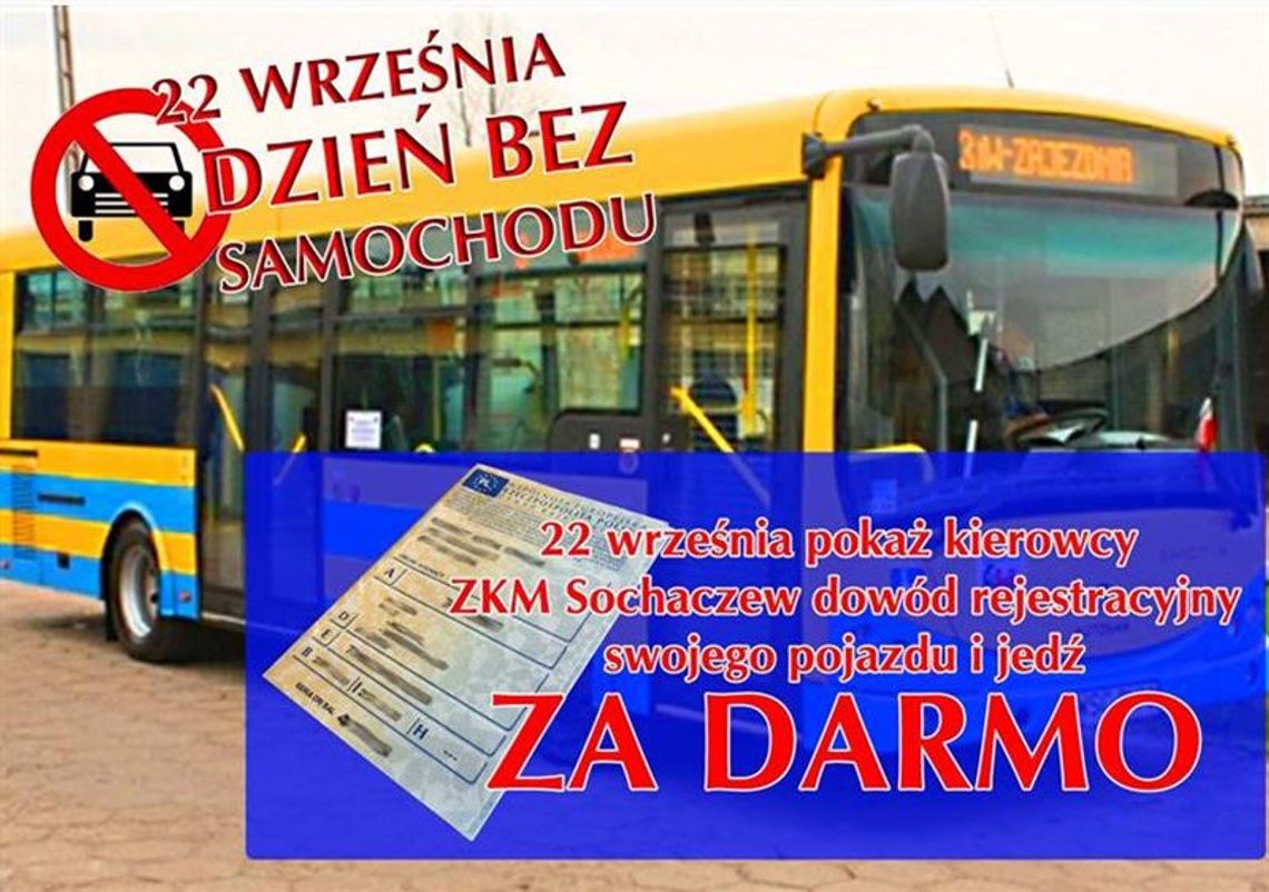 22 września z przejazdów ZKM skorzystasz za darmo! 