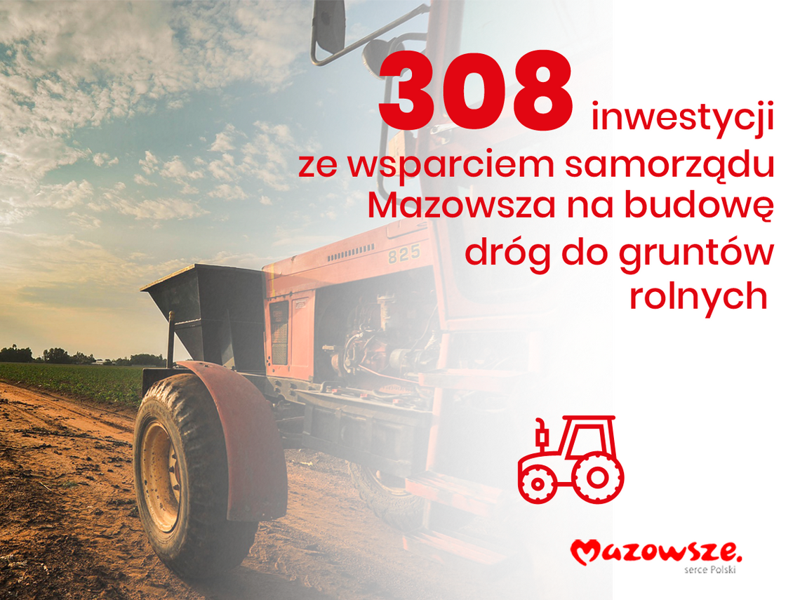 308 inwestycji – drogi dojazdowe do gruntów rolnych i mała retencja ze wsparciem z budżetu Mazowsza - 7 Dni na Mazowszu