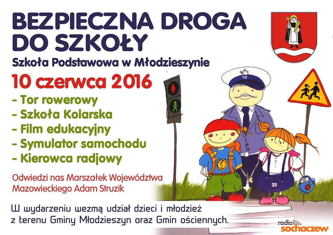 Bezpieczna droga do szkoły z udziałem marszałka! Bezpieczna droga do szkoły z udziałem marszałka!