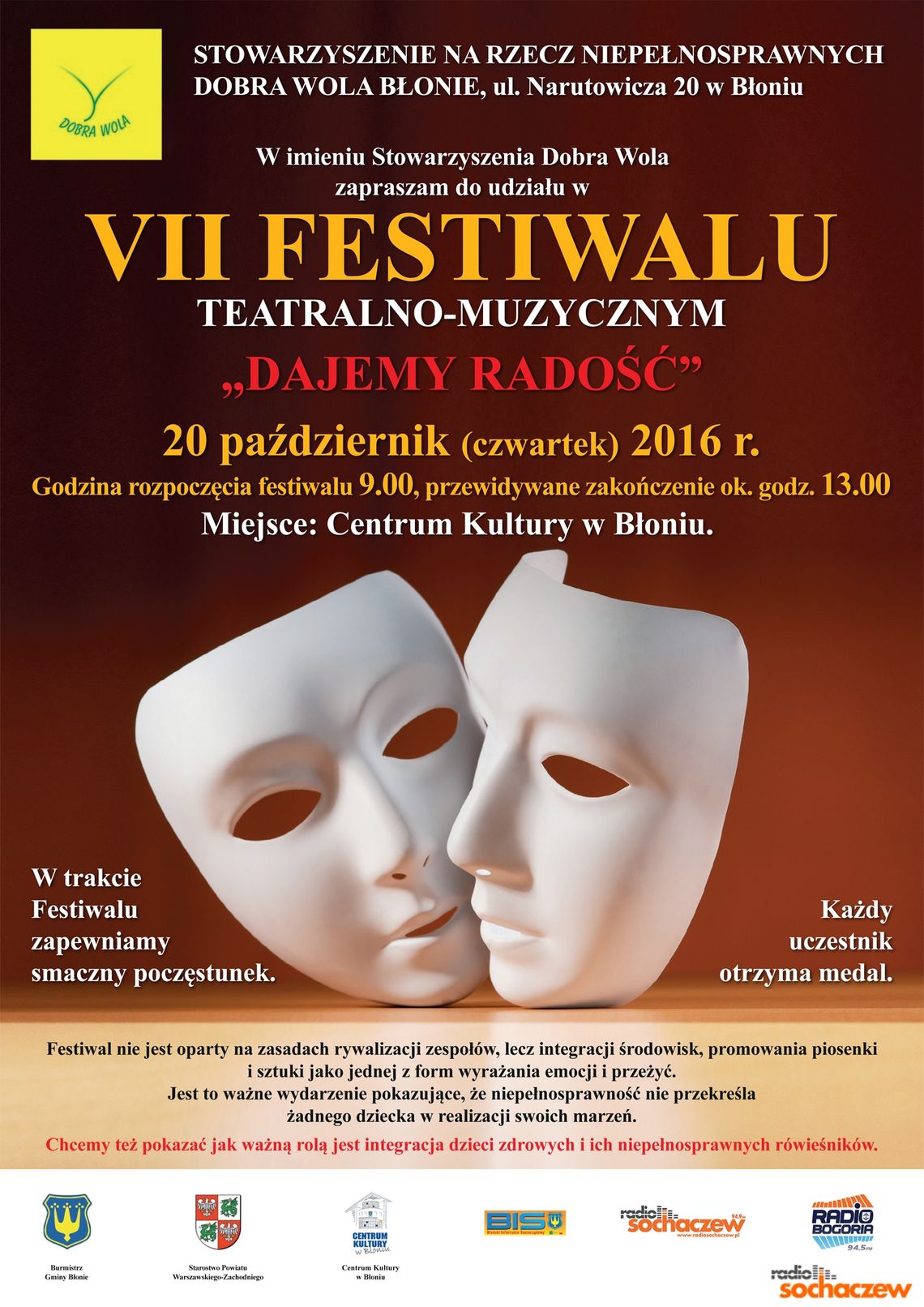 Błonie: Festiwal Teatralno-Muzyczny "Dajemy Radość"