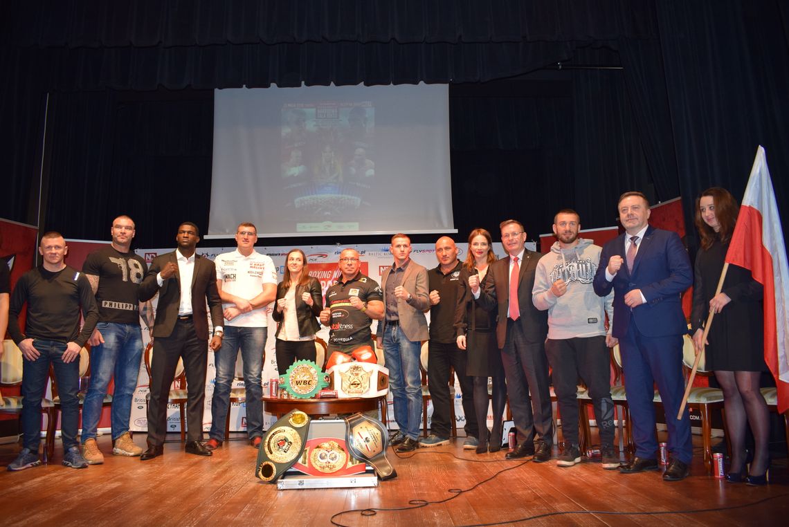 Bokserska konferencja w Żyrardowie