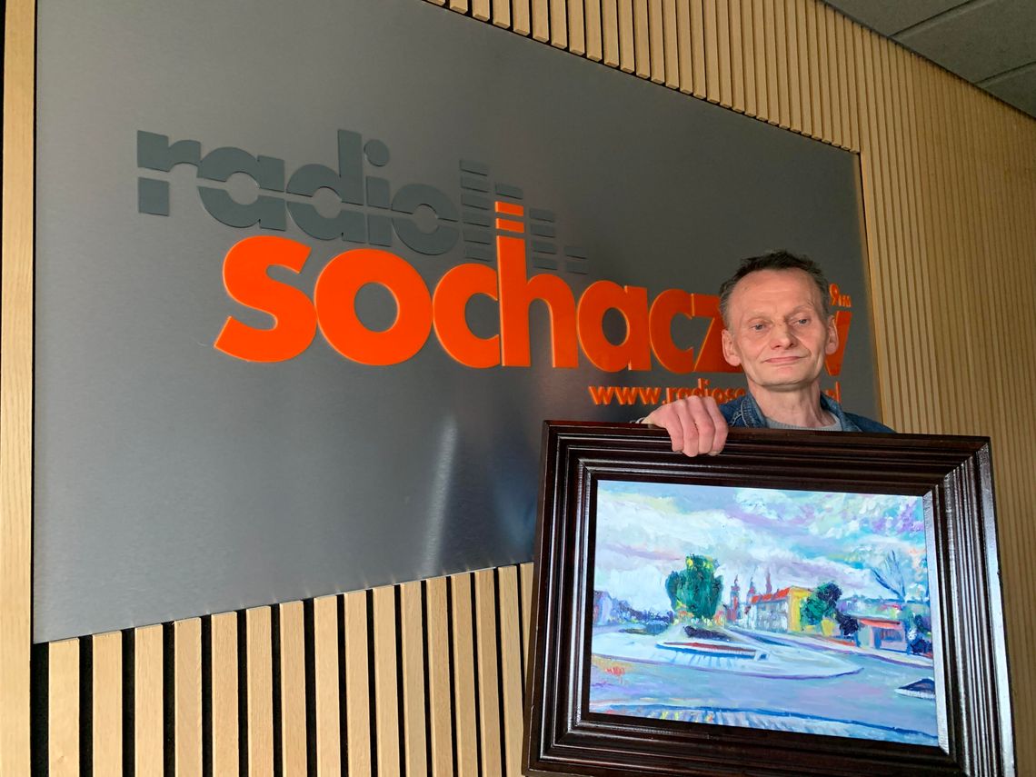 Choroba nie złamała go, nadal maluje