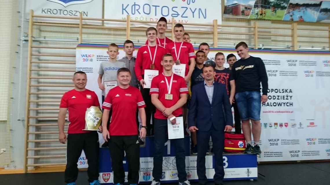 Cztery medale teresińskich zapaśników na Ogólnopolskiej Olimpiadzie Młodzieży