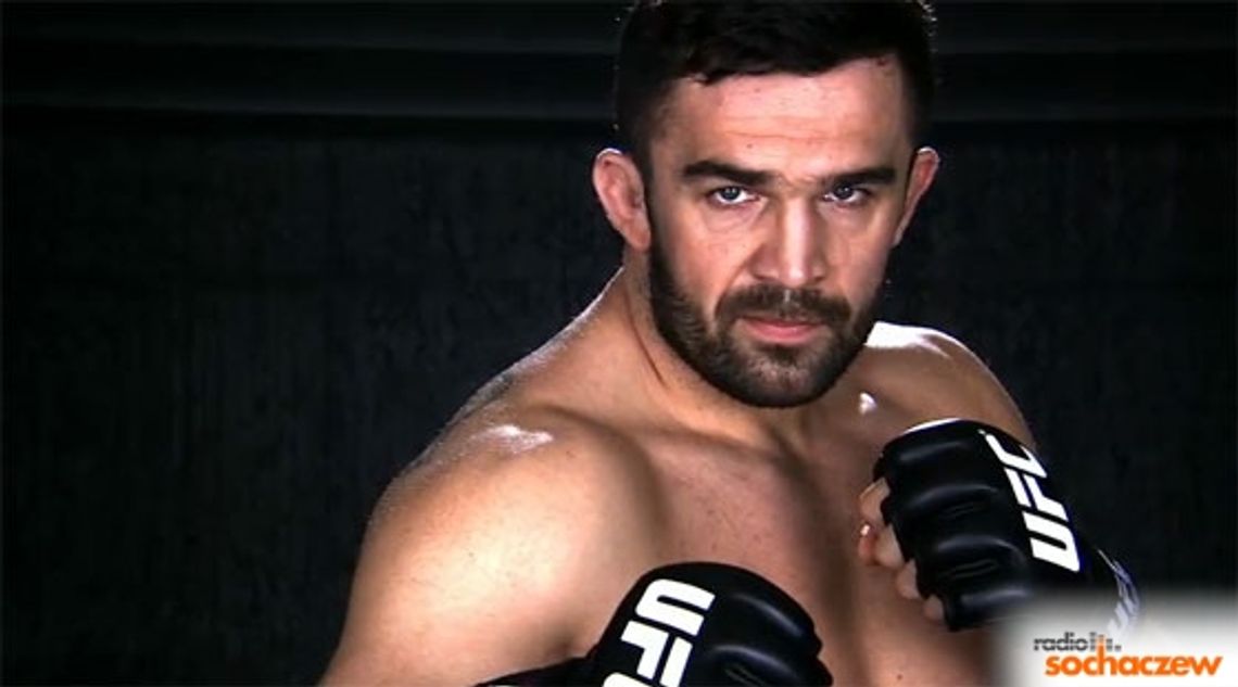 Daniel Omelańczuk z UFC na zawodach w Sochaczewie