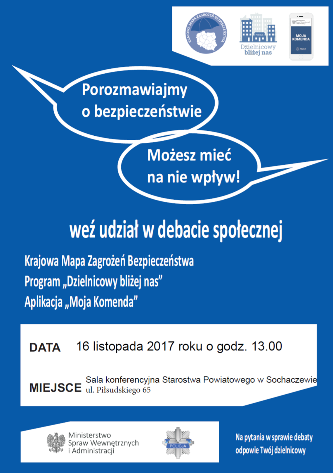 Debata społeczna o bezpieczeństwie 